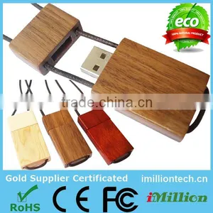 Promotional Gift Wooden USB Pendrive thumbnail-1