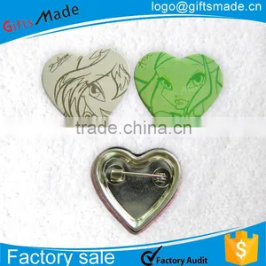 Badge Clip Safety Pin/heart Shaped Pin Badges thumbnail-1