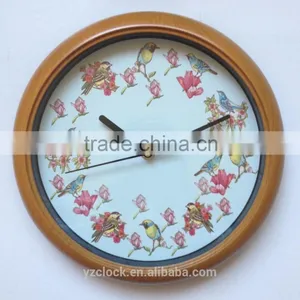 New Design 10 Inch Singing Bird Clock 2016 thumbnail-2