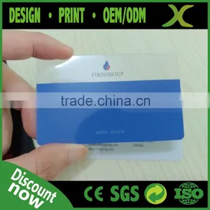 Free Design~~!! High Transparency Material Plastic Card; Transparent Business Card thumbnail-2