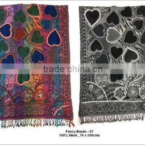 Fancy Bead Wool ShawlsFancy Beads 07 thumbnail-1