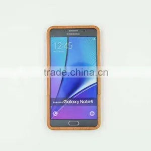 Handmade Real Carved Wood Wooden Phone Case Cover Shell For Samsung Galaxy Note 5 thumbnail-2