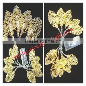 Gold Leaf LED String Light for Christmas thumbnail-2