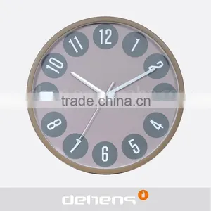 DEHEN 14 Inch Color Cheap Plastic Clock thumbnail-4