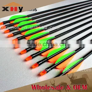Hunting Arrows 31'' Fiberglass Shaft Protective Sleeve With Unique Nocks Convertible Head Arrow For Compound Bow thumbnail-1