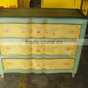 Painted 3 Drawer CHEST thumbnail-1