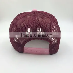 Cotton Towelling EMB and Rubber Print Worn Out Trucker Mesh Cap thumbnail-3