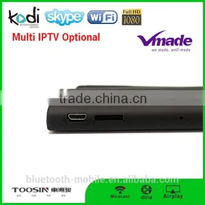 Manufacturer Best Hot Sale Android TV Dongle Amlogic S805 1G+8G Quad-core Android4.4 H.265 3D Bluetooth Wifi Smart TV Stick thumbnail-4
