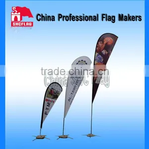 SHC NO MOQ Custom High Quality Fiber Glass Flag Pole/Swooper Feather Flag Pole With Flag/Feather Flag thumbnail-1