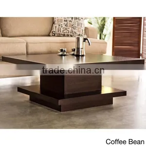 Customized Lobby Room Furniture Modern Wooden Coffee Table thumbnail-1