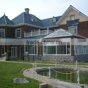 2016 Modern Design Aluminum Glass Sun Room Price With Thermal Break thumbnail-3