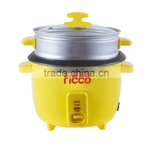 Small Kitchen Appliance 5 Tazas/cups Electric Drum Rice Cooker 1L/400W in Yellow thumbnail-1