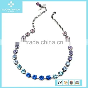 Fashion Wholesale Ruby Diamond Necklace thumbnail-4