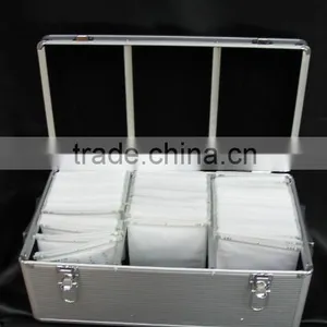 Aluminum CD/DVD Storage Box 420 Disks With CD Inner Bags thumbnail-1
