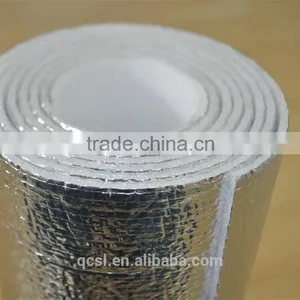 Woven Cloth Radiant Barrier Foil Insulation Fire Resistant Foil Material Woven Fabric Epe Foam Roll thumbnail-1