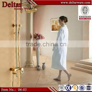Designer Bathroom Shower Cold Hot Water Mixer, Nice Sell Fashion With High Quality Golden Shower Mixer thumbnail-1