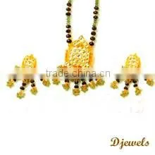 Indian Gold Kundan Necklace Sets, Kundan Necklace Sets, Kundan Jewellery thumbnail-3