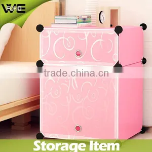 Cheap Enviromental Plastic Small Bedside Tables,DIY Design Mini Plastic Storage Cabinet thumbnail-1