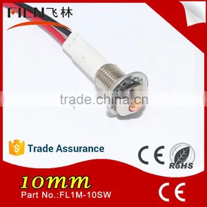 IP67 Stainless Steel LED Arc Indicator 10MM Lamp Motorcycle Led Strobe Light thumbnail-1