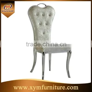 Foshan Hot Sale Stainless Steel Dining Table and Chair Sets thumbnail-6