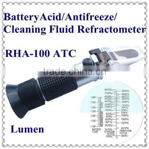 Hot Sale! Portable Hand-held Battery Acid/Antifreeze/Cleaning Fluid Refractometer RHA-100 ATC thumbnail-1