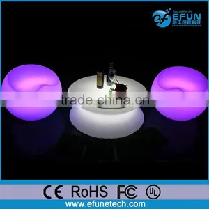 Innovative Led Outdoor Cafe,light up Nightclub Tables and Chairs thumbnail-1
