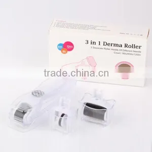 Titanium 3 In 1 Derma Roller For Face Dermaroller Manufacturer Price thumbnail-4