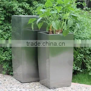 Fashion Design Stainless Steel Bonsai Container and Flowers Pots thumbnail-1