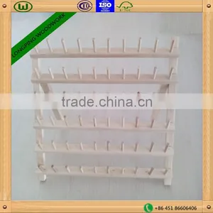 China Supplier New Product Home Sewing Tool Wooden Thread Rack thumbnail-1