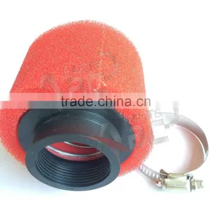 45mm Air Filter Dual Layer Sponge Foam Cleaner Dirt Pit Bike ATV CRF KLX Red thumbnail-5