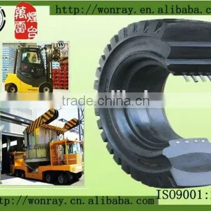 China New Tyre Factory Good 5.50-15 Forklift Tires, Solid Rubber Tire thumbnail-1