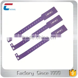 Supply Disposable One Off RFID Paper Wristband Bracelet With NFC Chip For Festival Activities thumbnail-6
