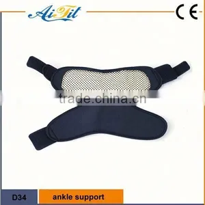Elastic Neoprene Magnetic Far-infrared Self-heating Ankle Support for Pain Relief thumbnail-2