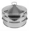 Big/Large Stainless Steel Basket Steamer and Cover thumbnail-1