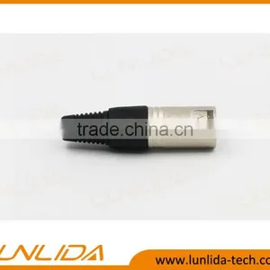 5 Golden Pins Male XLR Connector for Enail-Nickel thumbnail-1