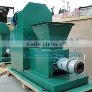 Wood Charcoal Bar Extruder/ Factory Directly Sale Automatic Coal Briquette Press Machine thumbnail-5