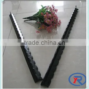 1.8m Black Painted Israel y Fence Post thumbnail-1
