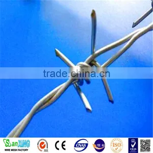BWG12x14 Galvanized Barbed Wire 250m Length per Roll thumbnail-6