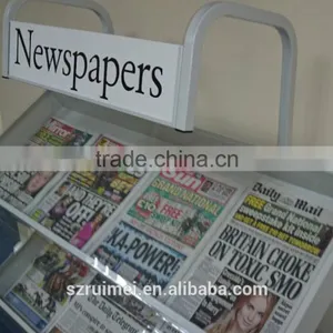 Practical Customized Multi-tier Library Magazine/newspaper Display thumbnail-3
