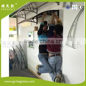 Indoor Clear Polycarbonate Window Awning thumbnail-1