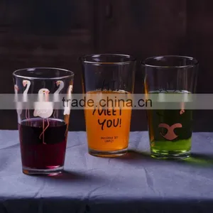 16oz Clear Glass Tea Cups Glass Juice Cup thumbnail-2