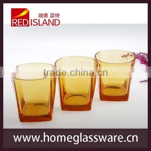 Spray Color Whisky Mini Glass Cup Square Cup thumbnail-4