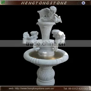 Angel Carved Stone Fountain for Outdoor thumbnail-1