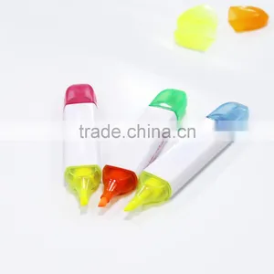 Promotional Gift Colors Plastic Highlighter Pen thumbnail-3
