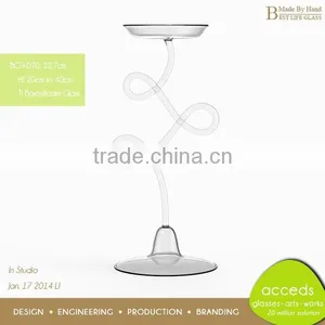Long-stemmed Tall Replacement Transparent Christmas Tealight Holder thumbnail-4