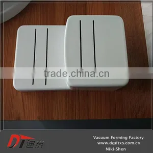 OEM Design of White Double Layer Food Serving Tray in Vacuum Forming Factory, thumbnail-6
