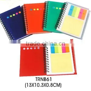 Recycled Sticky Memo Pad With Plastic Cover for Promotion thumbnail-1