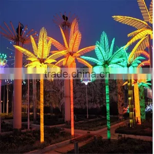 SJ201791202 Artificial LED Lights Palm Tree Corative Lighted Palm Trees for Outdoor thumbnail-1