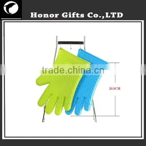 Customized Logo Wholesale Waterproof Heat Resistant Non-stick Silicone Gloves thumbnail-5