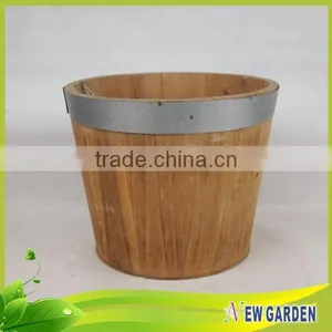 Handicraft Attractive Price Outdoor Garden Tall Square Wooden Vases thumbnail-2